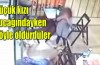 Küçük kızı kucağındayken böyle öldürüldü
