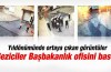 Gezinin yıldönümünde Başbakanlık ofisine saldırının görüntüleri