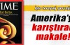Amerika’yı karıştıran makale!