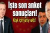 İşte Köşk seçimi için yapılan son anket
