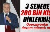 Bülent Arınç, 3 yılda kaç bin kişinin dinlendiğini açıkladı