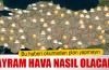 Bayramda hava nasıl olacak?