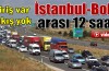Bayram tatilinde yollar çileye dönüştü