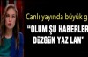Canlı yayında skandal