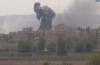 Kobani'de bombalar böyle patladı