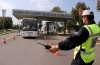 Bursa'da trafik polislerinden terminalde bayram kontrolü 