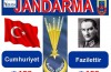 Jandarmadan Cumhuriyet bayramına özel afiş