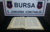 Bursa'da 25 kiloluk tarihi Tevrat ele geçirildi!