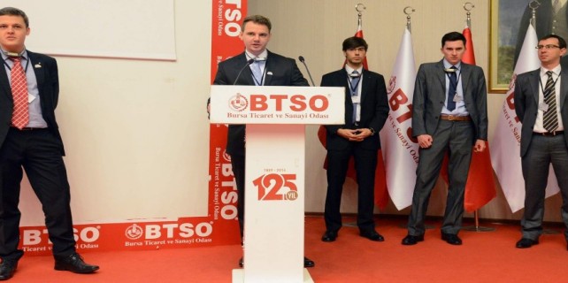 Alman AR-GE uzmanları BTSO’da 