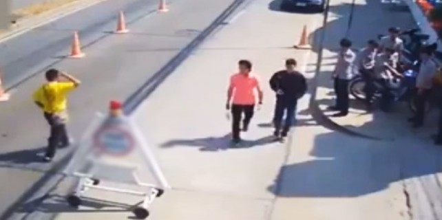 Bir anda kurşun yağdırdı...