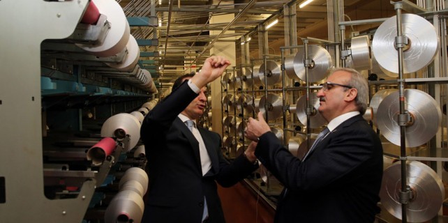 Dünyanın ipliği Bursa'dan