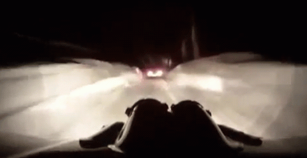 Issız yola girince...Bir anda karşısına çıktı!