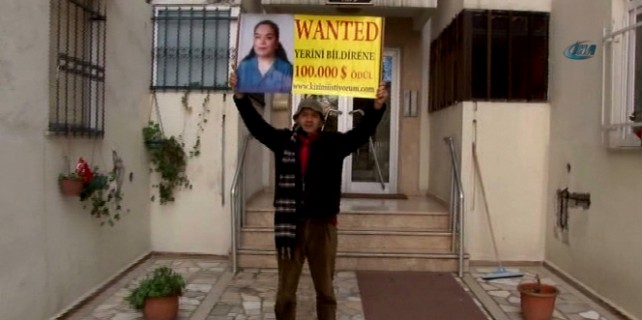 Kızını bulana 100 bin dolar ödül