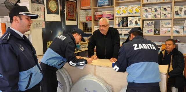 Kaldırım işgaline şubata kadar mühlet