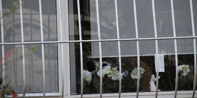 Saldırının izleri böyle görüntülendi