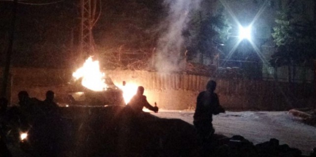 Ortalık savaş alanına döndü