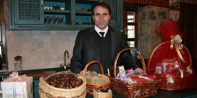 Yılbaşı hediyesi kestane şekeri…