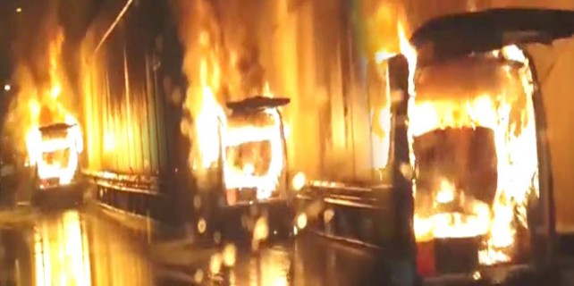 Bursa trafiğinde dehşet dolu anlar!