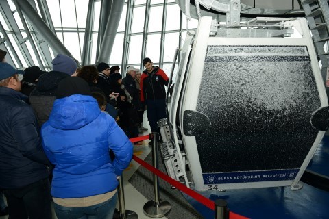 Yeni teleferiğe ‘kar’ dopingi