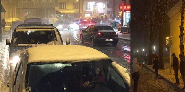 Kar Bursa’da hayatı felç etti, okullar tatil edilmedi!