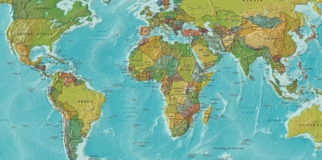 Dünya haritası değişti