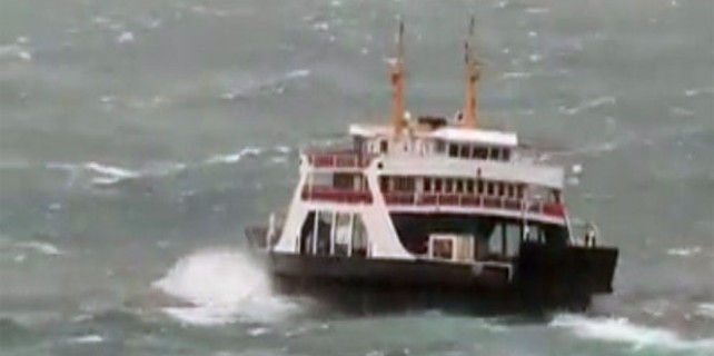 Feribotta zor anlar!