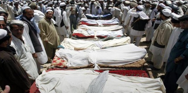 Düğün evine top düştü! 26 ölü