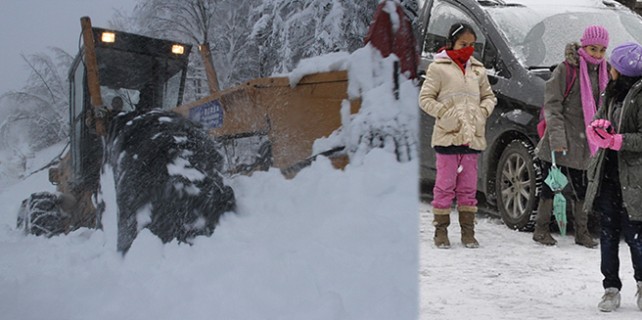 Bursa kar altında! Bursa'da okullar tatil mi? (06 Ocak 2015)