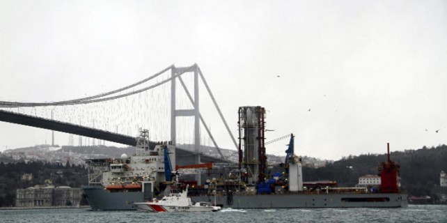 Sondaj gemisi yola çıktı