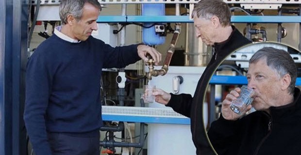 İnsan dışkısından yapılan suyu böyle içti!