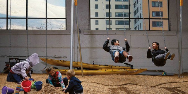 Bu şehirde herkes aynı binada yaşıyor