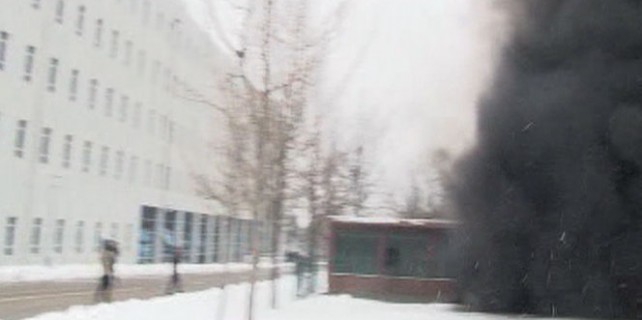 Mecliste yangın paniği