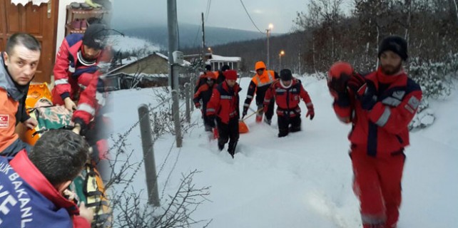Bir metre karda hayata dönüş operasyonu...