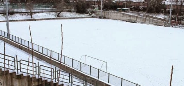 Bursa'da amatör maçlara kar engelli