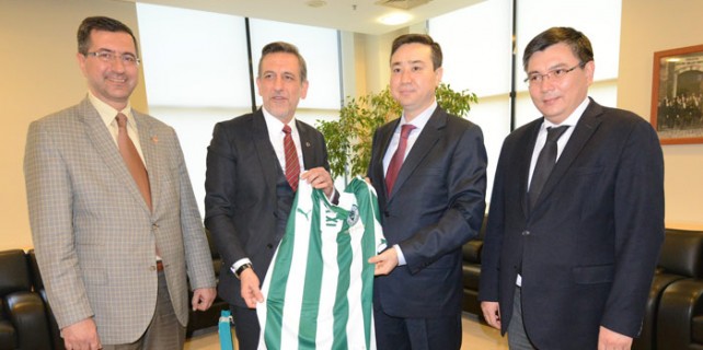 BTSO'dan Bursaspor'a forma desteği