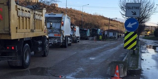 Bursa’da kar çöplüğü de vurdu