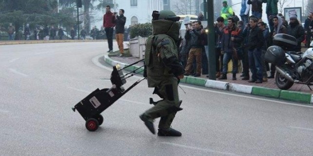 Şehrin merkezinde bomba paniği