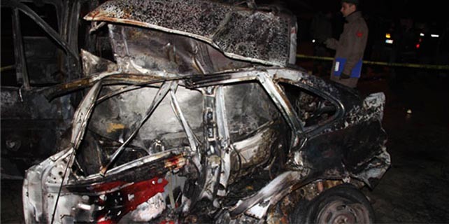 LPG'li araç patladı: 6 ölü 5 yaralı