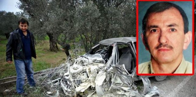 Hurdaya dönen araçta can verdi