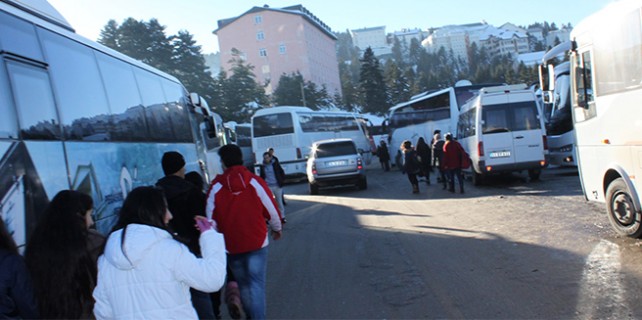 Uludağ’da otobüsler isyan ettirdi