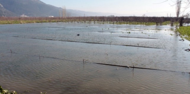Bursa ovası göle döndü