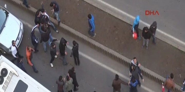 Yol ortasında dehşet dakikaları!