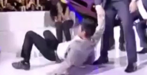 Canlı yayında rezil oldu!