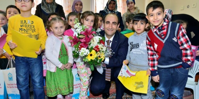 Edebali karne dağıttı