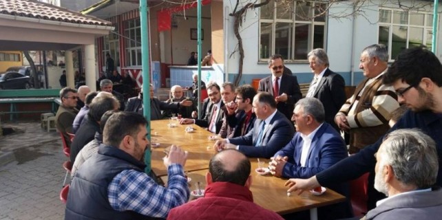 Çağlayan Gedelek sakinlerini dinledi