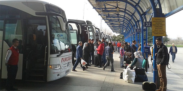 Bursa terminalinde sömestr alarmı