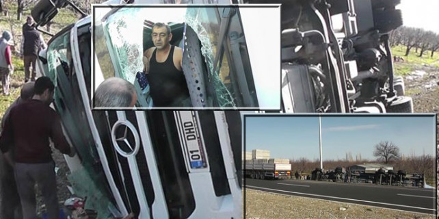 Kaza 'geliyorum' demiş!