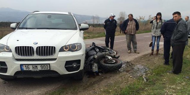 Bursa'da ucuz atlatılan kaza!