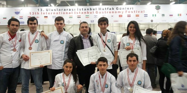 Aşçılık öğrencilerinin başarısı