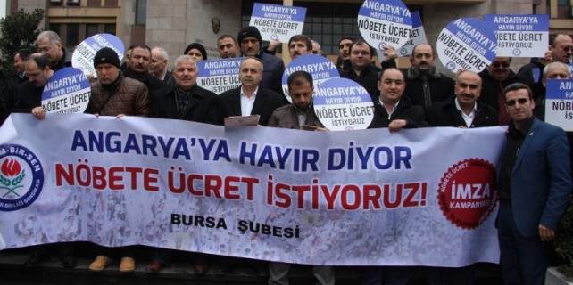 Bursa'da öğretmenlerin nöbet isyanı!